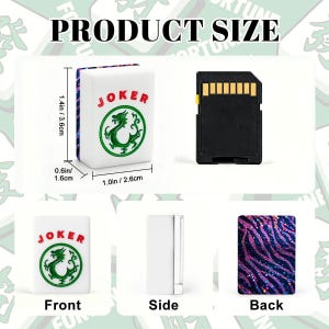 Zebra Pattern American Mahjong Tiles Set - Animal Print Game Pieces for Mahjong Players image 4