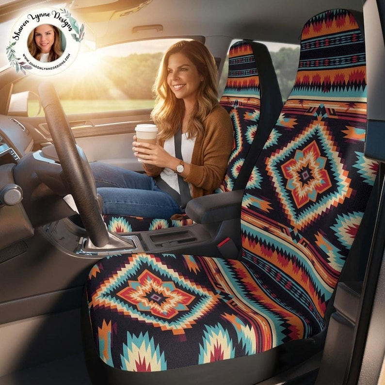 Aztec Car Seat Covers: Unique Interior Upholstery Protection & Decorative Accessory, best selling item