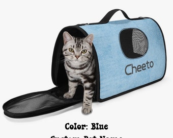 Pet Carrier Bag, Custom Pet Bag, Cat Carrier Bag, Small Pet Carrier, Gift Giving Idea, Bestfriend Gift Idea