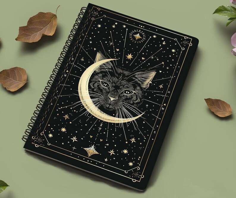 Mystical Cat Journal for Writers and Cat Lovers - Great Gift Idea, Mystical Cat Journal: Perfect Gift for Writers & Feline Enthusiasts - Personalized Notebook & Sketchbook, best selling item