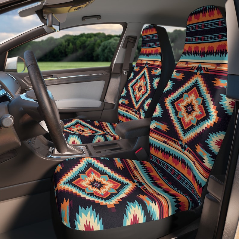 Aztec Car Seat Covers: Unique Interior Upholstery Protection & Decorative Accessory, best selling item