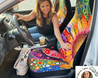 Retro Car Seat Covers Full Set