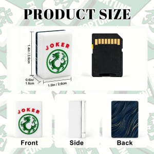 Navy Blue Gold American Mahjong Tiles Set - Game Pieces Collection image 6