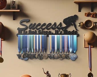 Metal Medal Display Hanger Football Medal Rack Medal Holder Rugby Player Gift