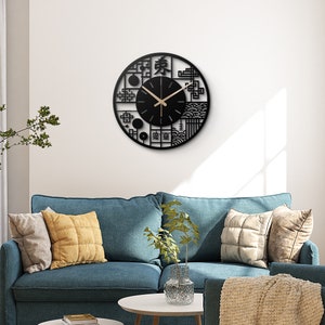 metal wall clock