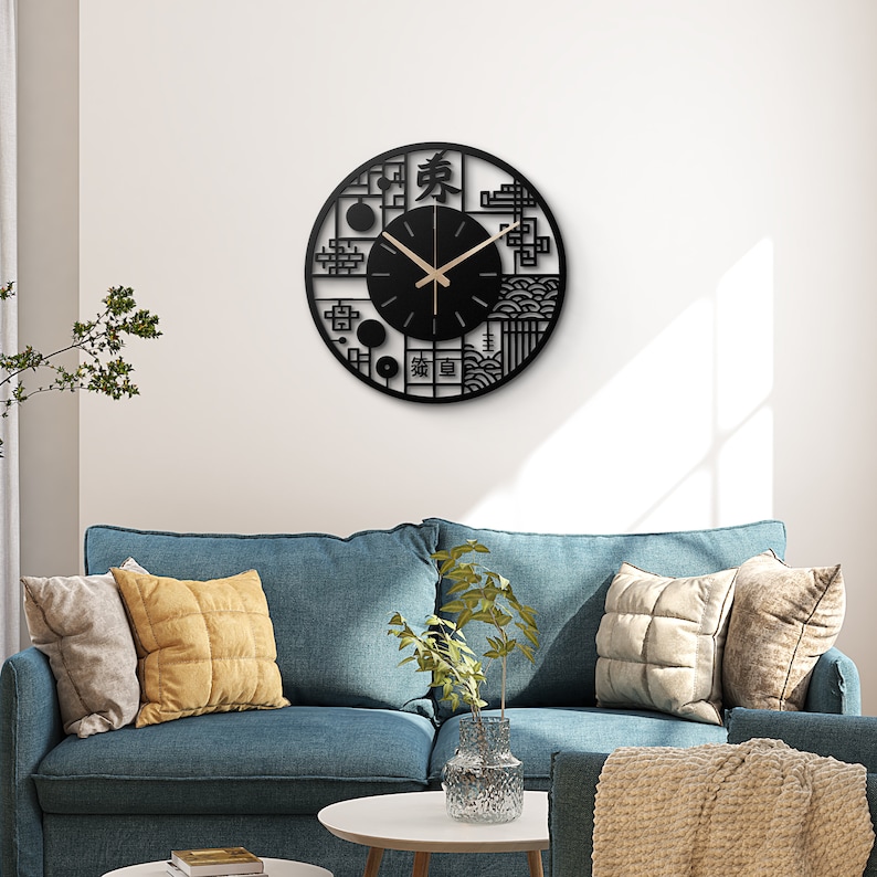 metal wall clock