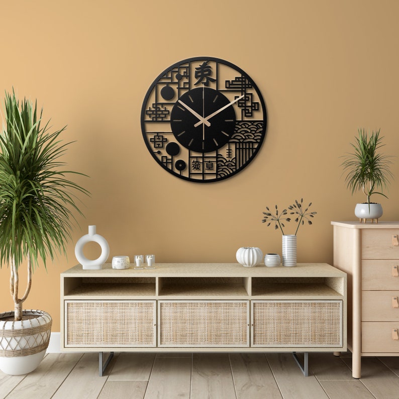 metal wall clock