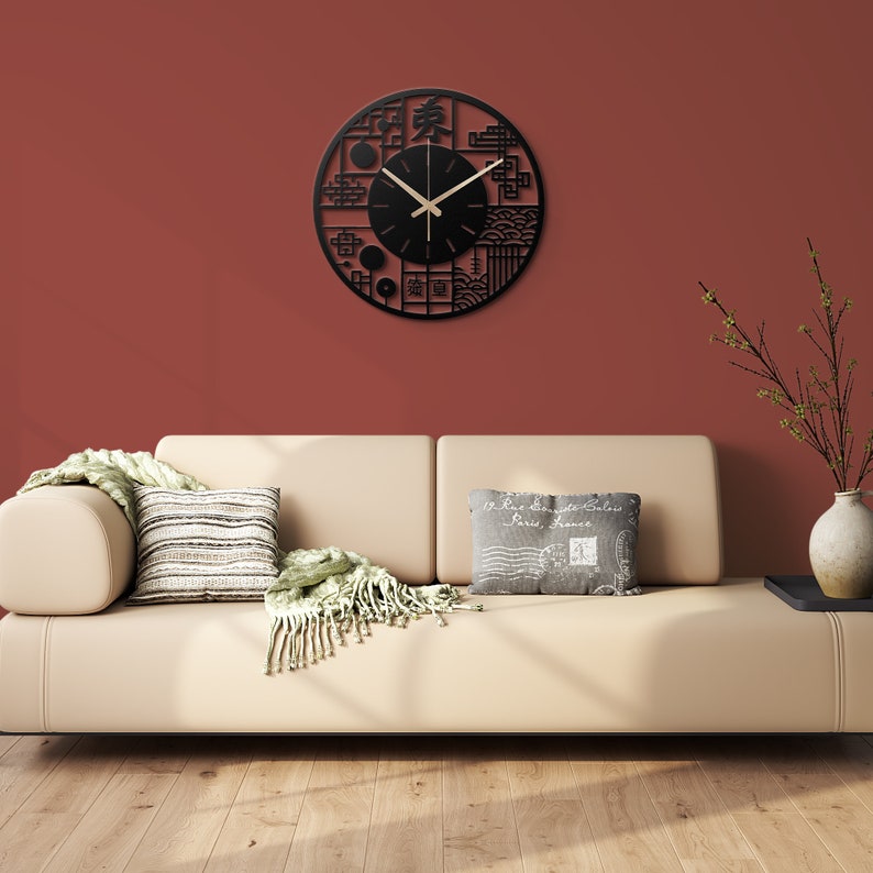 metal wall clock