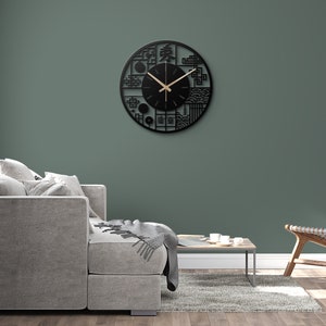 metal wall clock