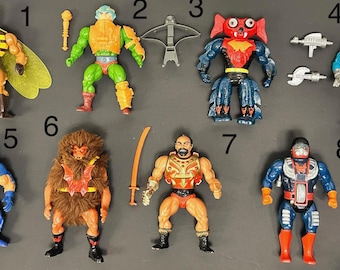 Vintage 80’s Masters of the Universe Action Figures: You Choose! MOTU
