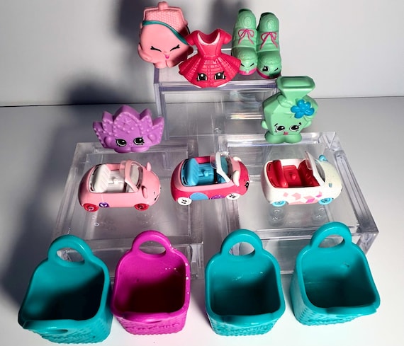 Shopkins Jumbo Mcdonald's Lot, Moose Cutie Cars, Totes, 12 Piece
