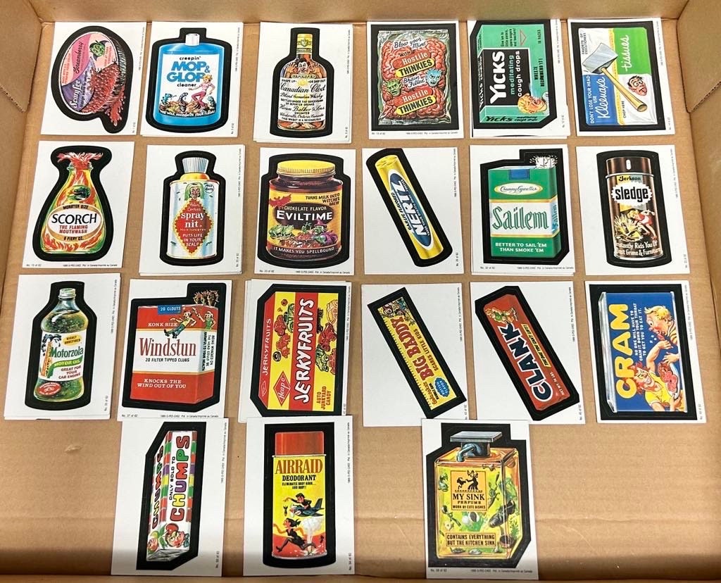 1980's Wacky Packages Stickers From Series 4 & 5 by O PEE CHEE - Etsy
