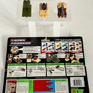 Vintage Transformers Battle Patrol Micromaster G1 Big Shot Sidetrack Flak Autobots Decepticons Hasbro 1988