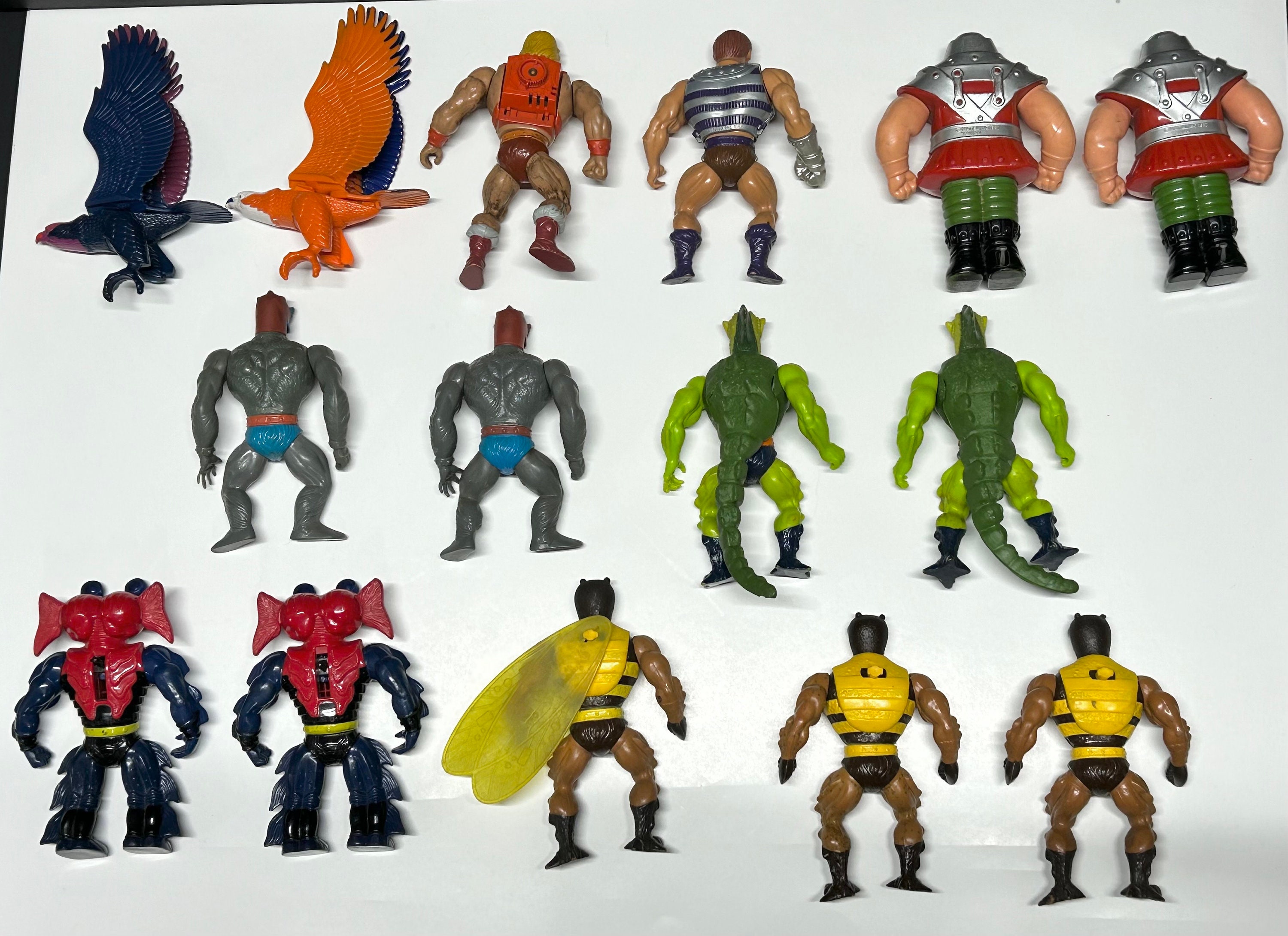 Vintage MOTU Action Figures: He-man, Zoar, Whiplash, More - You