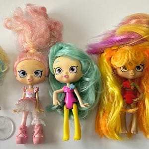 Shopkins Shoppies Doll Set Rosa Pinata Popette Lolita Pops Rainbow Kate Bubbleisha Etsy