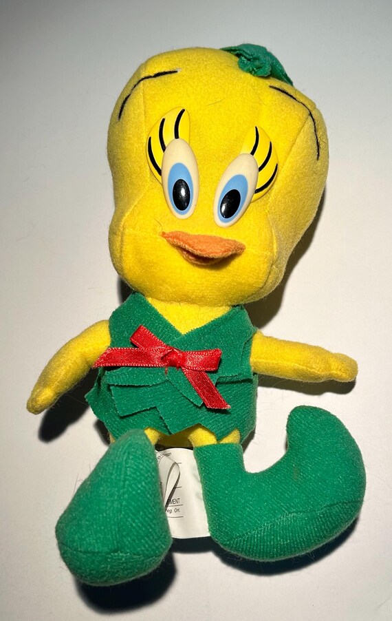 Vintage 1992 Mcdonalds Looney Tunes Plush, Tweety Bird Taz