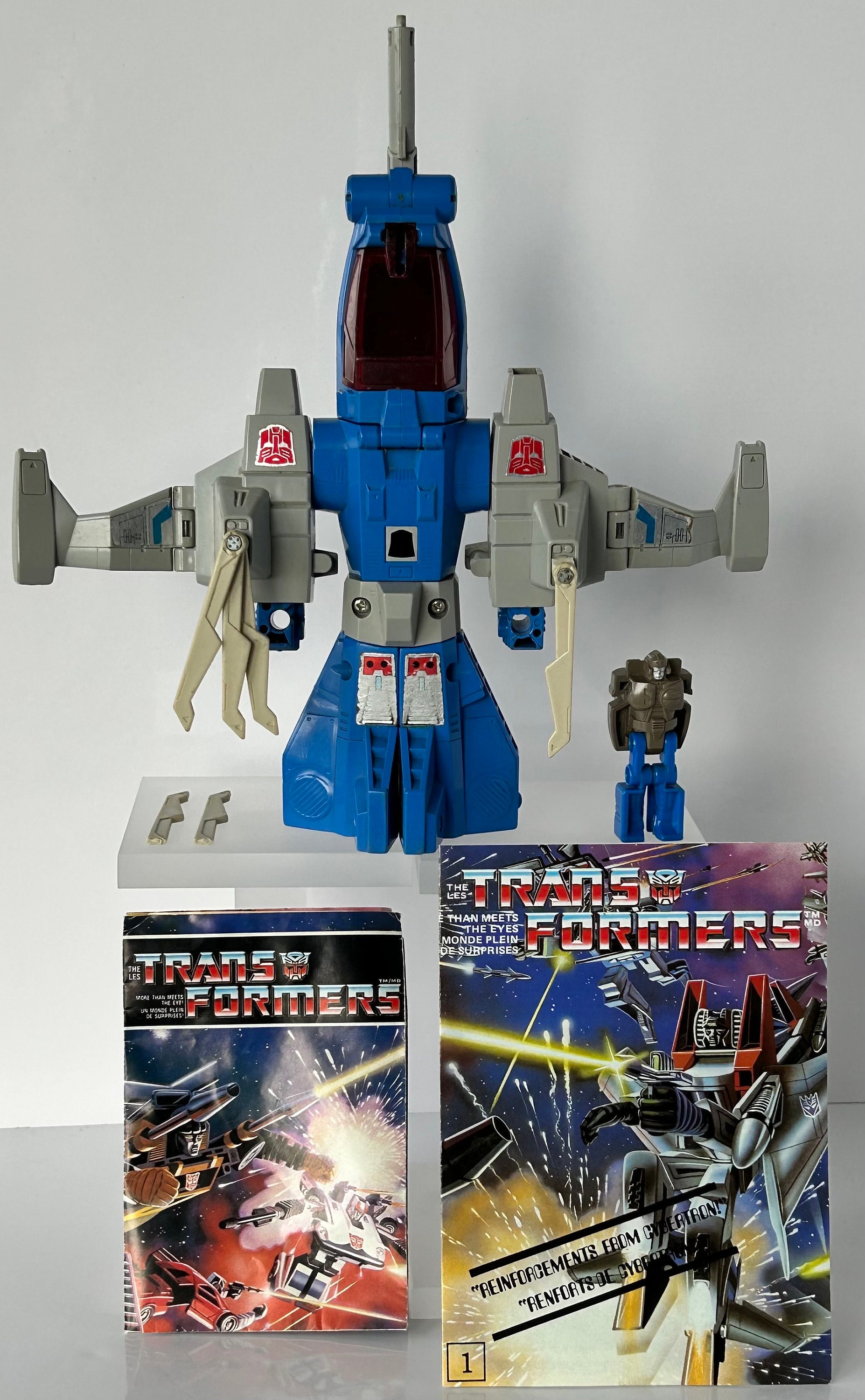 Vintage G1 Transformers Headmasters Highbrow Autobot 1987 Hasbro