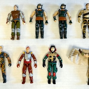 Figurine articulée vintage GI Joe : Lady Jaye, Budo, Dodger et plus (à vous de choisir !) ARAH Hasbro