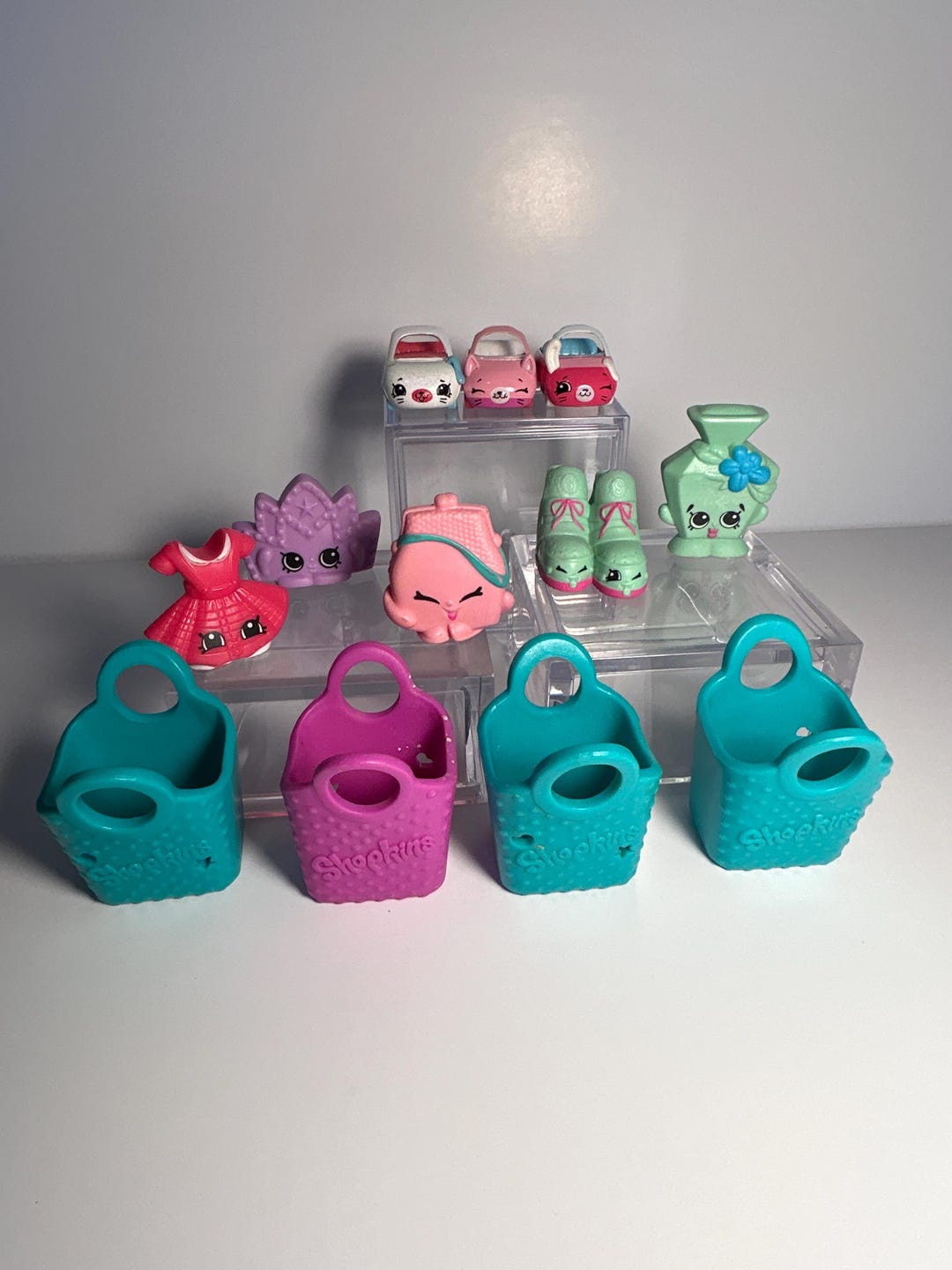 Shopkins Jumbo Mcdonald's Lot, Moose Cutie Cars, Totes, 12 Piece