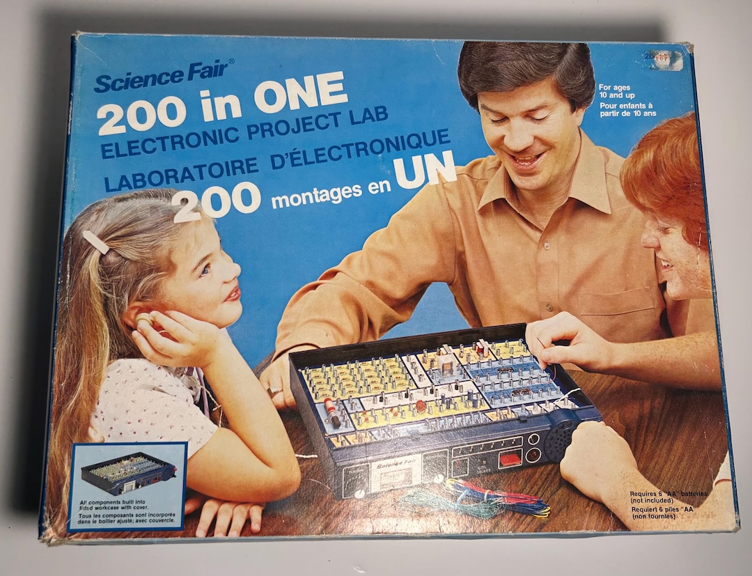 Vintage Radio Shack/tandy Science Fair 200 in One Electronic Project ...