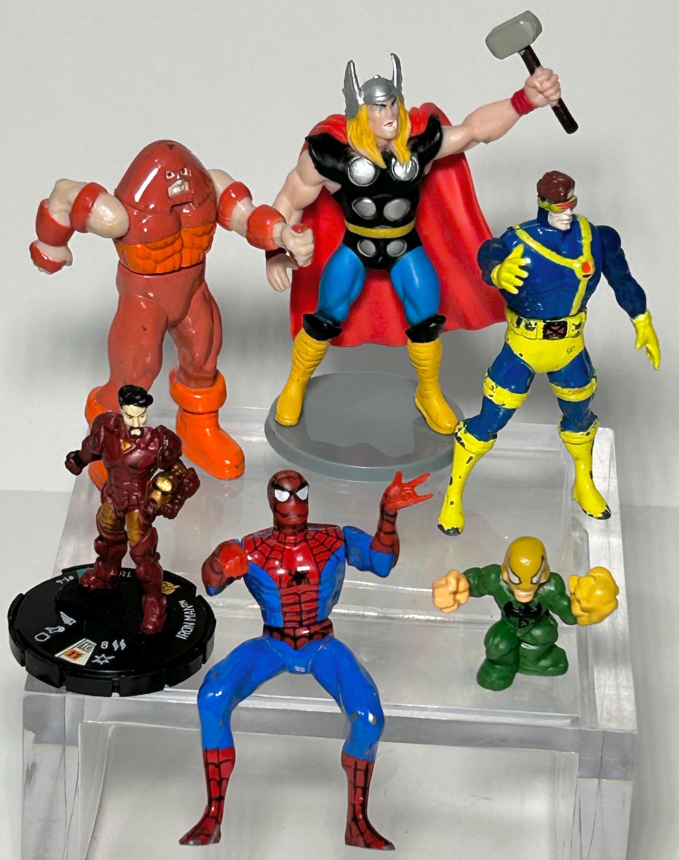 Vintage Toy Biz Juggernaut Spider-man Cyclops Die Cast Metal