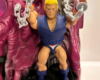 MOTU Snake Mountain 3D Printed Replacement Parts, Chains, Dungeon Door, Figure Stands