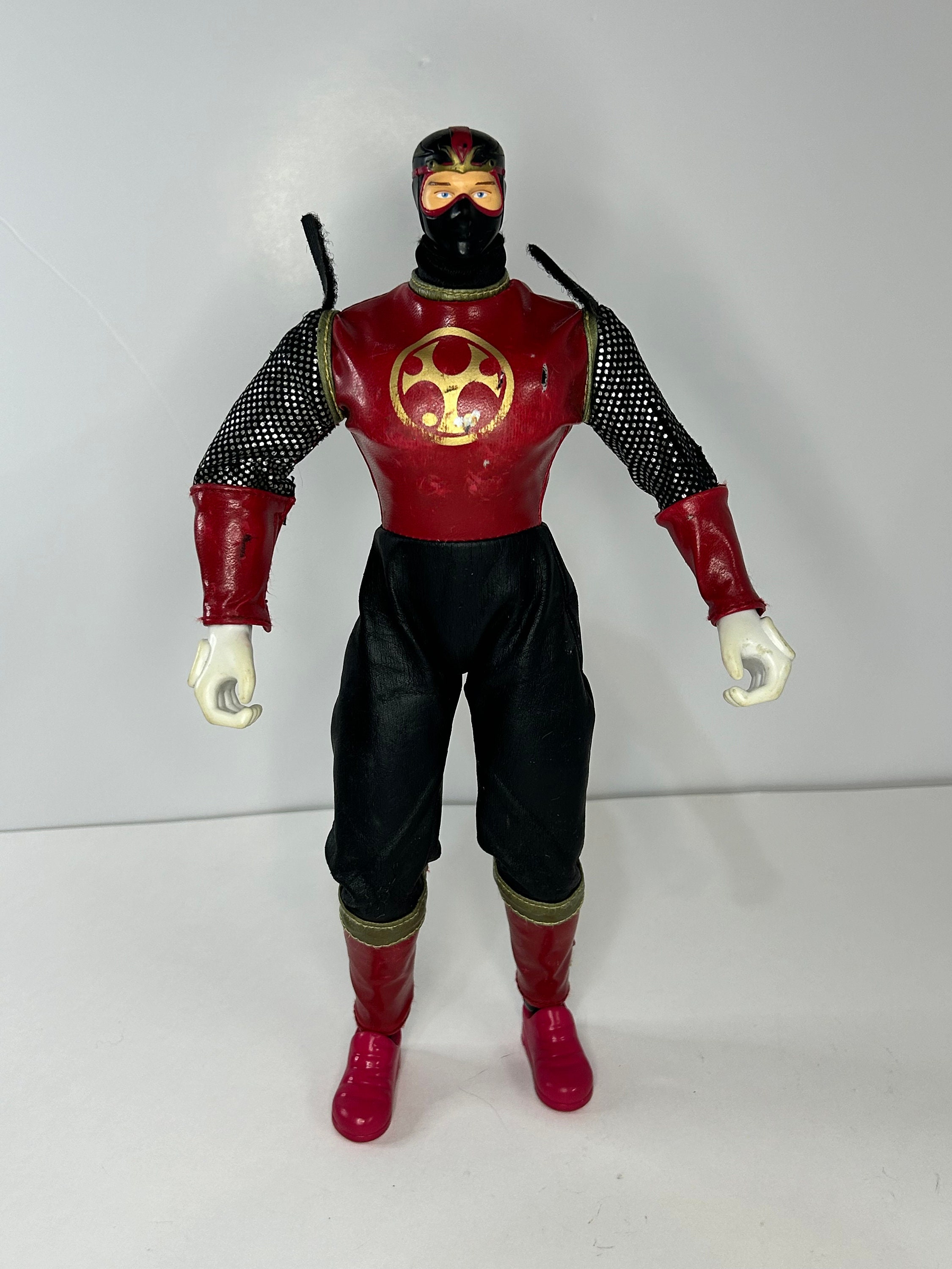 The Red Wind Ranger Vintage 2002 Power Rangers Ninja Storm Red Wind Ranger Action Figure ...
