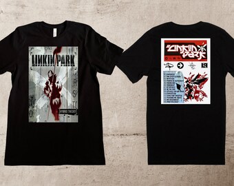 Linkin Park Hybrid Theory T-shirt Printed Two Side | Chester Bennington Shirt | Gift for Linkin Park Fan | Korn Limp Bizkit Unisex Merch