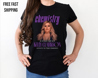 Kelly Clarkson Unisex T-shirt | New Kelly Clarkson Tour T-Shirt | Kelly Clarkson Chemistry Album Shirt