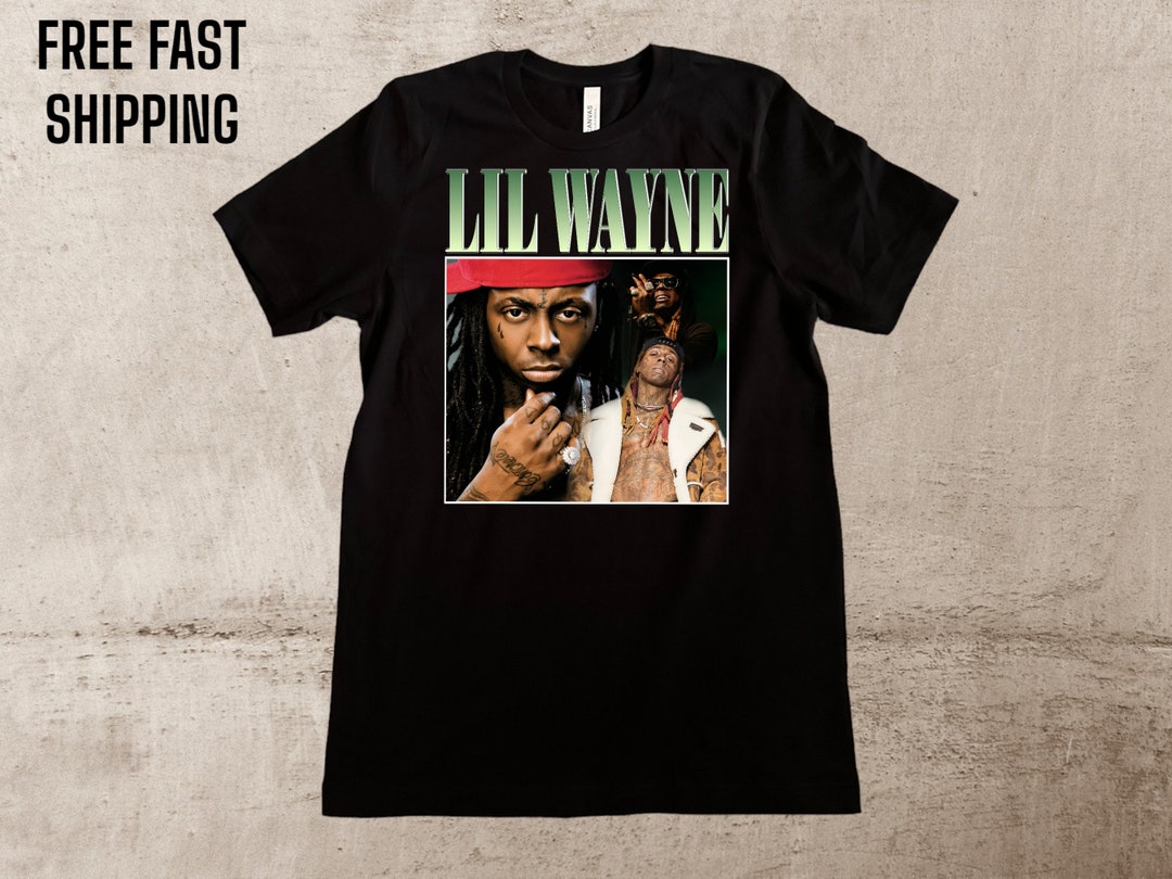 Lil Wayne Tshirt Hiphop Icon Collection Merch Gift for Lil Wayne Fan