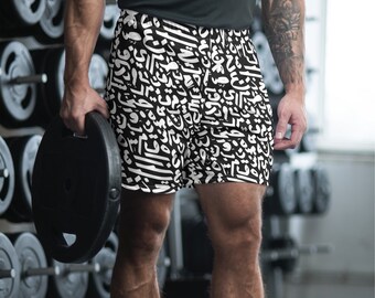Arabische Buchstaben khat خـط Recycled Athletic Shorts für Herren