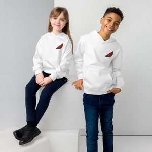 Watermelon Bateekh بطيخ Embroidery Kids fleece hoodie