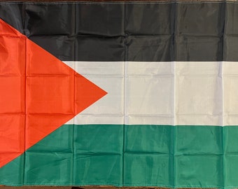 Large Palestine Flag - 150x90 cm, Light weight, 5x3 feet - Palestinian