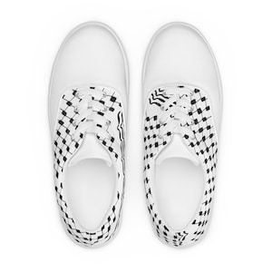 Arabic Palestine Keffiyeh كوفـيـة Women’s lace-up canvas shoes
