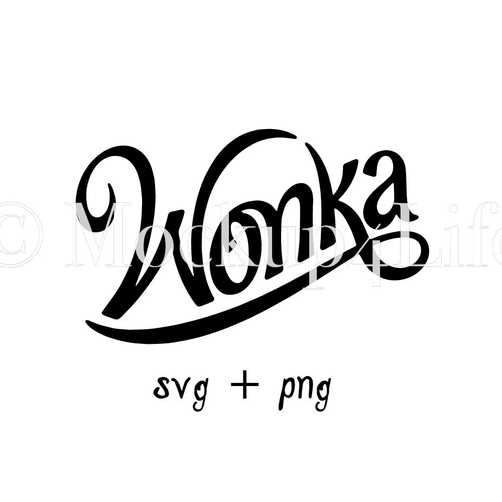 WONKA SVG Logo Willie Wonka 2023 Svg and Png Exclusive - Etsy Australia
