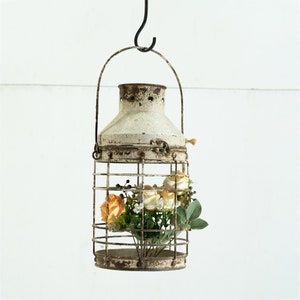 Vintage Metal Candle Lantern Rustic Candle Lamp Antique Style Table Lanterns Tea Light Holder Vintage Table Decor Lamp