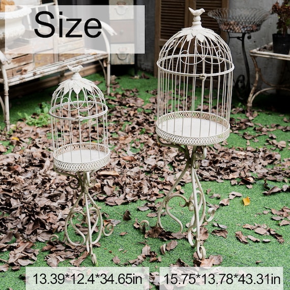Antique garden/ガーデン オーナメント/bird cage Vintage Metal Decorative Bird Cage Rustic Wedding Decor