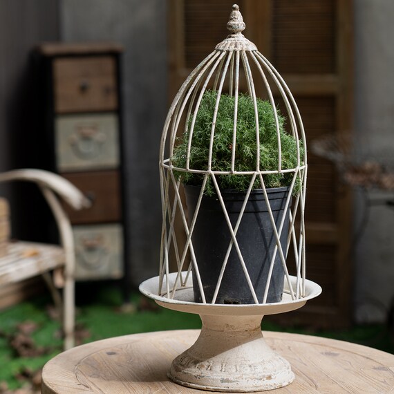 Vaso Vintage In Metallo Blu - Decorazione Rustica Per Fiori Casa E Giardino - Foto 14