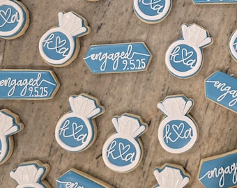 Engagement Party Decorated Cookies
