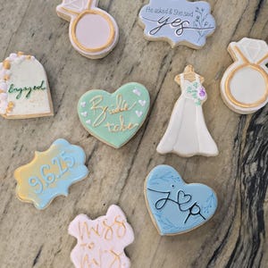 Bridal Shower Decorated Cookies