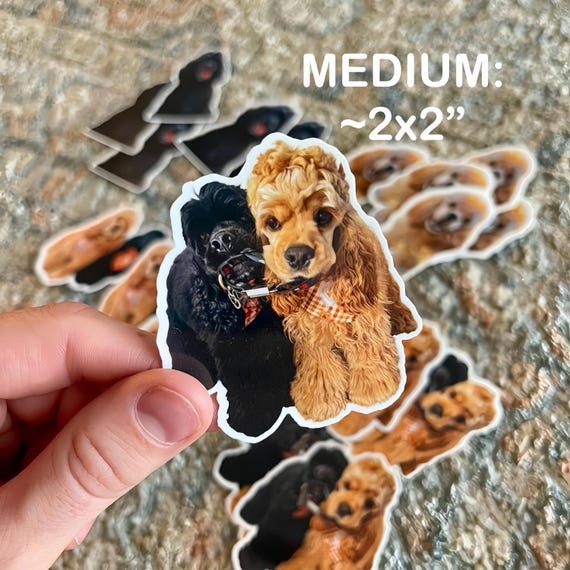 Custom Photo Vinyl Sticker: Waterproof, Glossy Portrait Decal for Laptops and Water Bottles