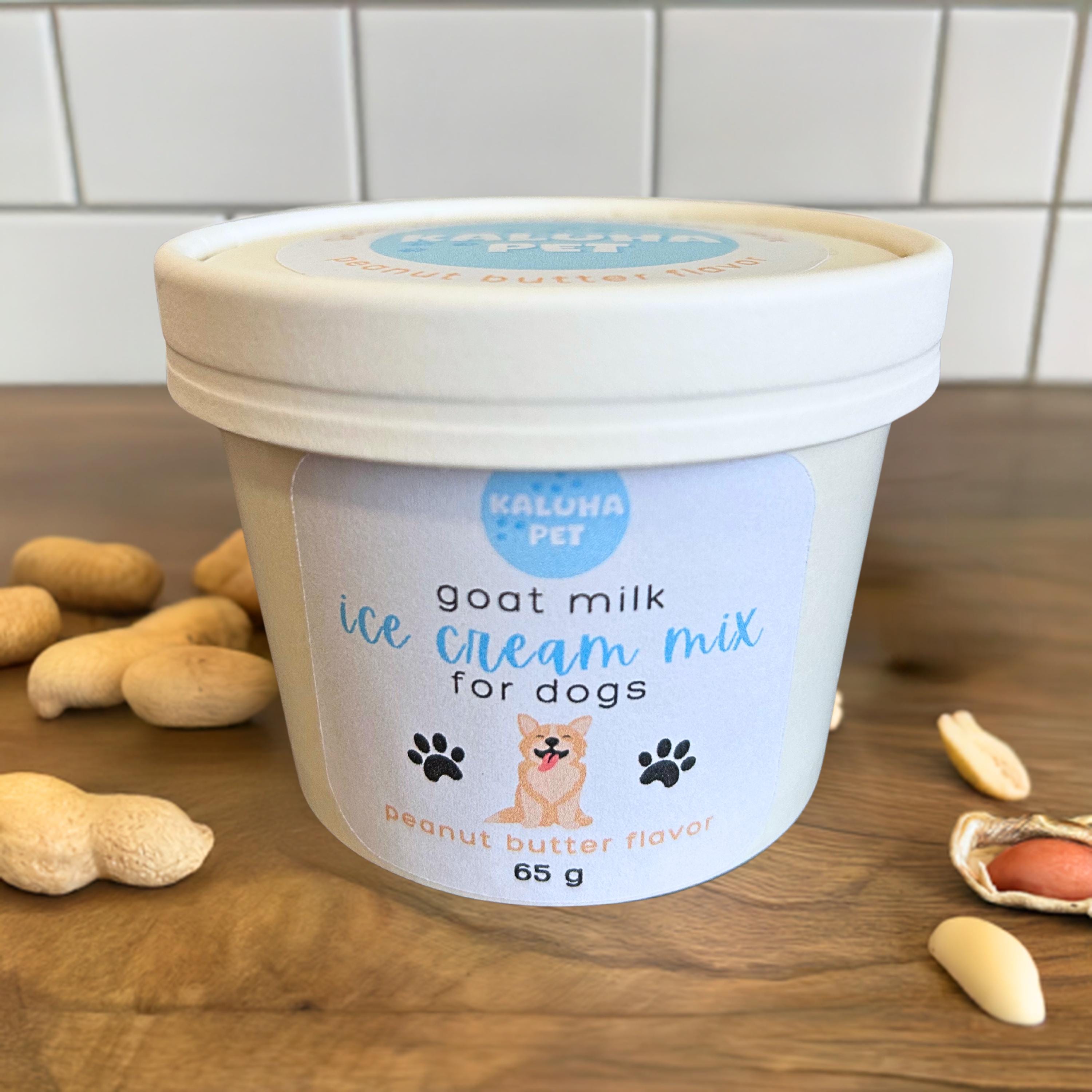 Natural Dog Ice Cream Mix Goat Milk Frozen Dog Treat Pumpkin Pie Peanut Butter Healthy Treats for Dogs Etsy
