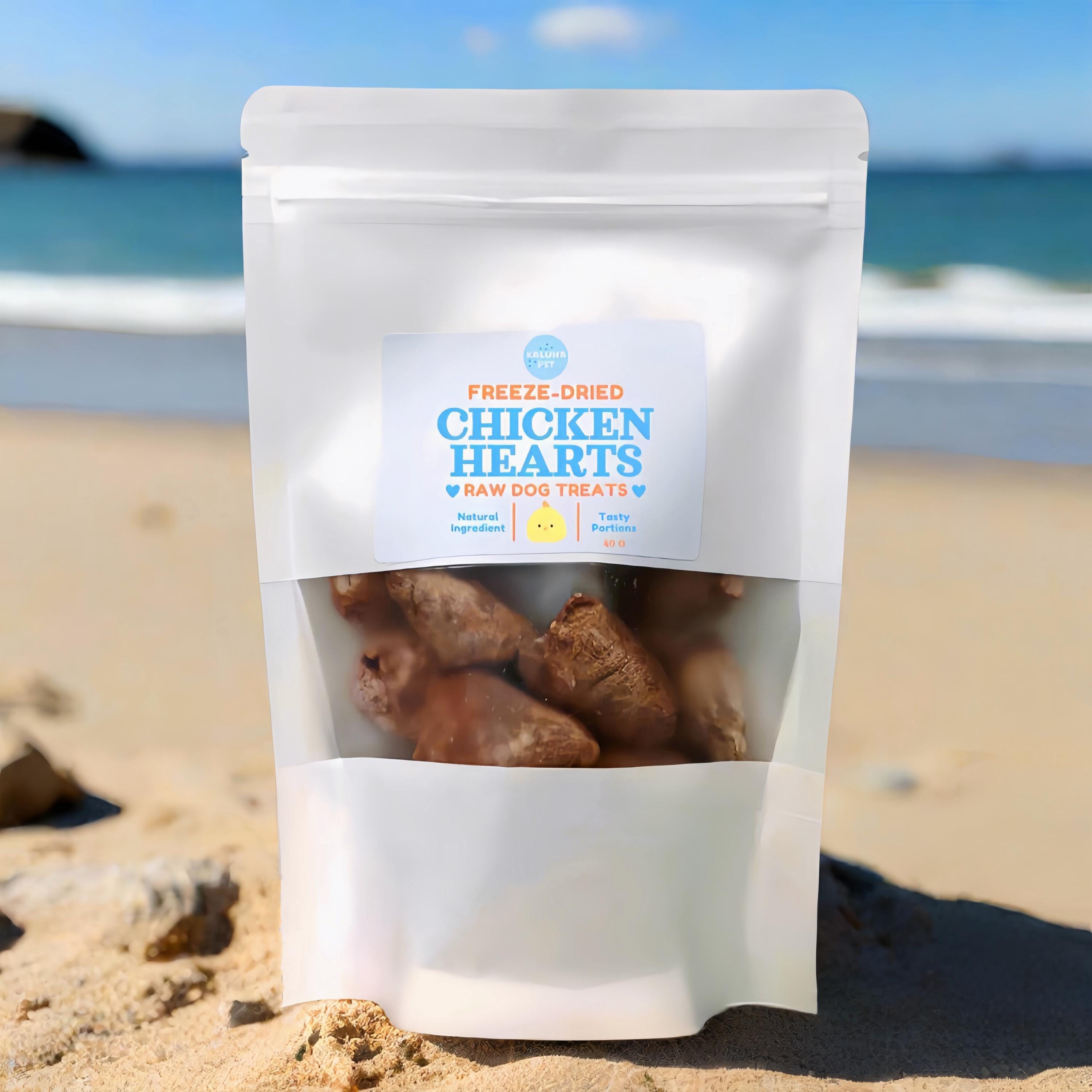 Buy Freeze-dried Raw Chicken Heart Natural Dog Treats Single