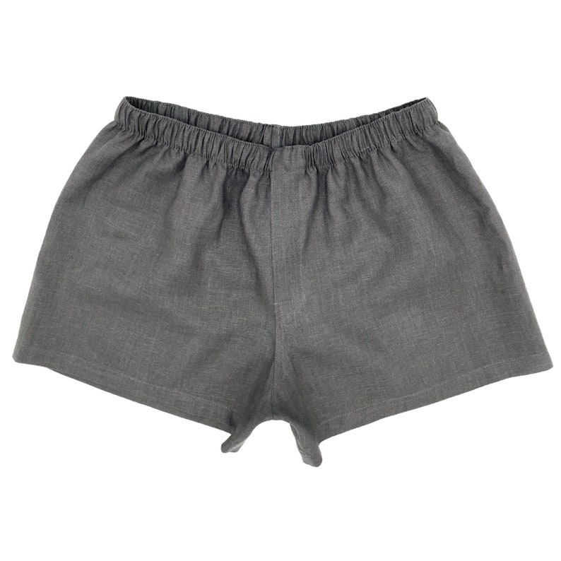 Linen Underwear Boxers Set for Guys, Best Boxer Briefs for Men, Natural