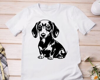 Dachshund SVG, Dachshund PNG, Dachshund Descarga instantánea, Dachshund Cricut Cut Files, Imprimir archivo, Dachshund Silhouette Cut Files, Dog Svg