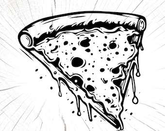 Slice Of Pizza Png, Pizza Slice Svg, Baking Svg, Food Lover Svg, Pizza Digital Download, Vector, Cut File, Silhouette, Vinyl Cutting, Cricut