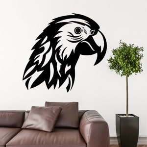 Parrot Svg, Parrot Wall Art, Parrot Eps, Parrot Silhouette, Parrot Vinyl Cut File, Parrot Png Jpg, Parrot Clipart, Parrot Digital Download