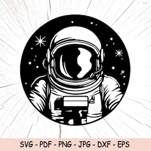 Astronaut SVG, Astronaut PNG, Astronaut Plasma Cut File, Astronaut Decor, Astronaut Cnc, Astronaut Panel Svg, Instant Download, Space Cricut