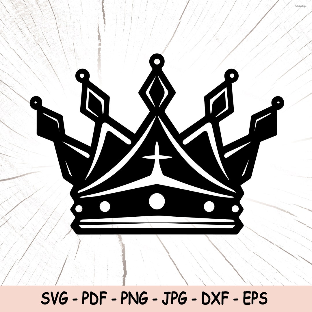 Crown SVG, Crown PNG, Crown Instant Download, Crown Cricut Cut Files