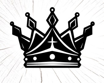 Crown SVG, Crown PNG, Crown Instant Download, Crown Cricut Cut Files, Crown Print File, Crown  Sublimation File, King Crown Silhouette Cut